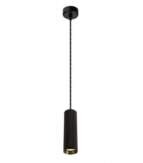1 Light 20cm Ceiling Pendant Light GU10, Sand Black - 1