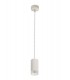 1 Light 11cm Ceiling Pendant Light GU10, Sand White, Acrylic Ring - 3