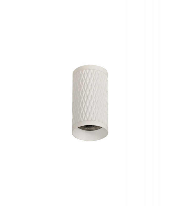 1 Light 11cm Ceiling Pendant Light GU10, Sand White, Acrylic Ring - 4
