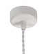 1 Light 11cm Ceiling Pendant Light GU10, Sand White, Acrylic Ring - 8