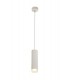1 Light 20cm Ceiling Pendant Light GU10, Sand White, Acrylic Ring - 1