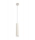 1 Light 30cm Ceiling Pendant Light GU10, Sand White, Acrylic Ring - 3