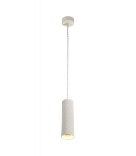 1 Light 20cm Ceiling Pendant Light GU10, Sand White - 1
