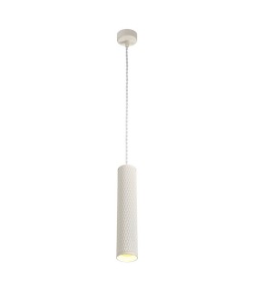 1 Light 30cm Ceiling Pendant Light GU10, Sand White - 1