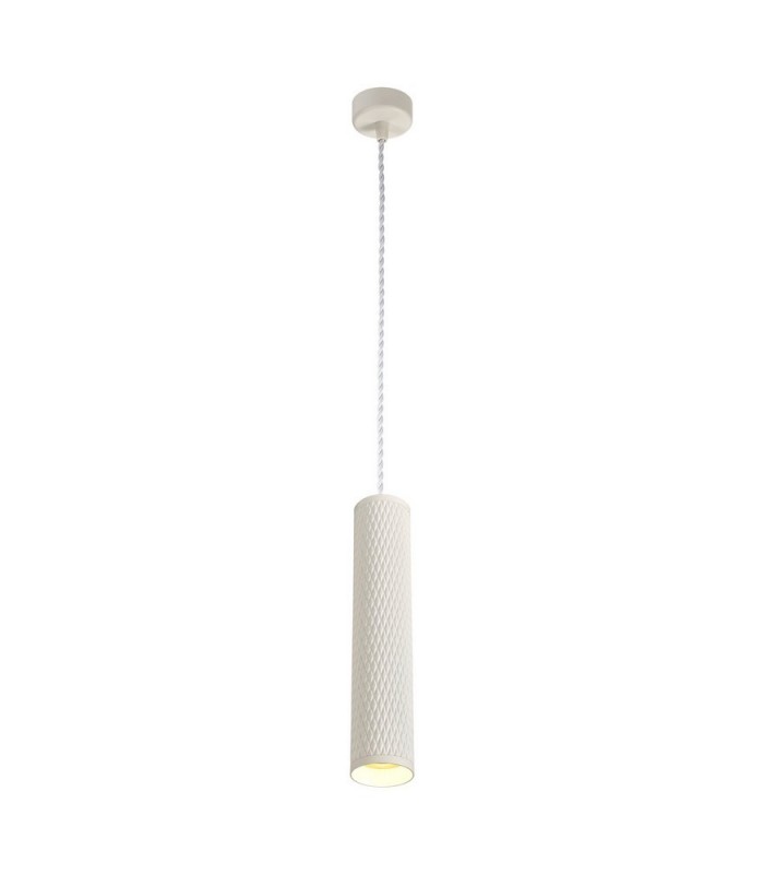 1 Light 30cm Ceiling Pendant Light GU10, Sand White - 1