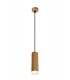 1 Light 20cm Ceiling Pendant Light GU10, Champagne Gold, Acrylic Ring - 1