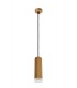 1 Light 20cm Ceiling Pendant Light GU10, Champagne Gold, Acrylic Ring - 3