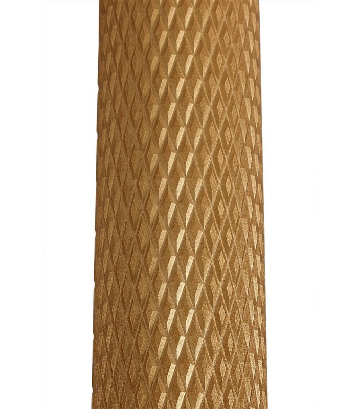 1 Light 20cm Ceiling Pendant Light GU10, Champagne Gold, Acrylic Ring - 6