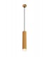 1 Light 30cm Ceiling Pendant Light GU10, Champagne Gold, Acrylic Ring - 1