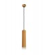 1 Light 30cm Ceiling Pendant Light GU10, Champagne Gold, Acrylic Ring - 3