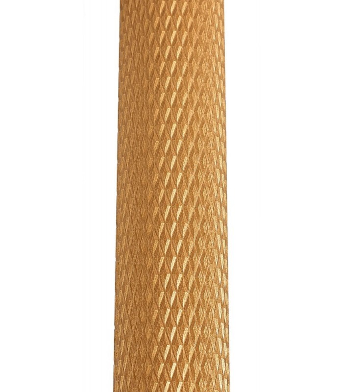 1 Light 30cm Ceiling Pendant Light GU10, Champagne Gold, Acrylic Ring - 6