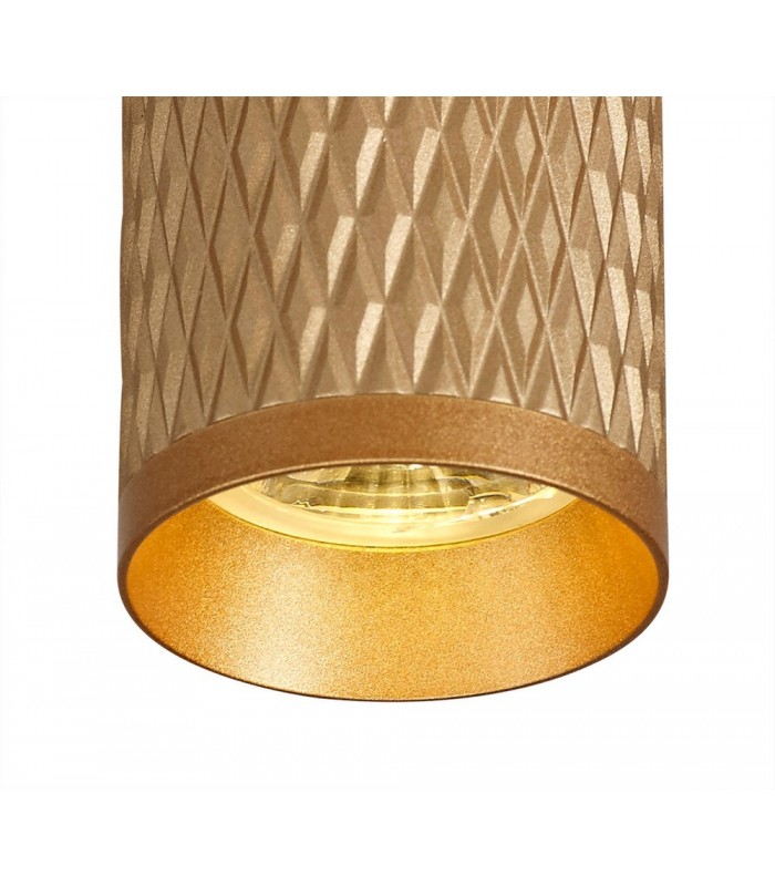 1 Light 11cm Ceiling Pendant Light GU10, Champagne Gold - 6