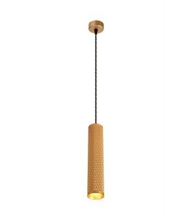1 Light 30cm Ceiling Pendant Light GU10, Champagne Gold - 1