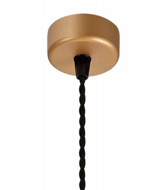 1 Light 30cm Ceiling Pendant Light GU10, Champagne Gold - 9