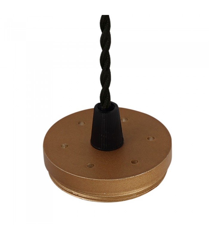 1 Light 30cm Ceiling Pendant Light GU10, Champagne Gold - 11