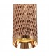 1 Light 20cm Ceiling Pendant Light GU10, Rose Gold, Acrylic Ring - 7