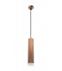 1 Light 30cm Ceiling Pendant Light GU10, Rose Gold, Acrylic Ring - 3