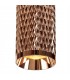 1 Light 30cm Ceiling Pendant Light GU10, Rose Gold, Acrylic Ring - 7