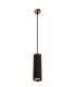1 Light 20cm Ceiling Pendant Light GU10, Rose Gold, Sand Black - 1