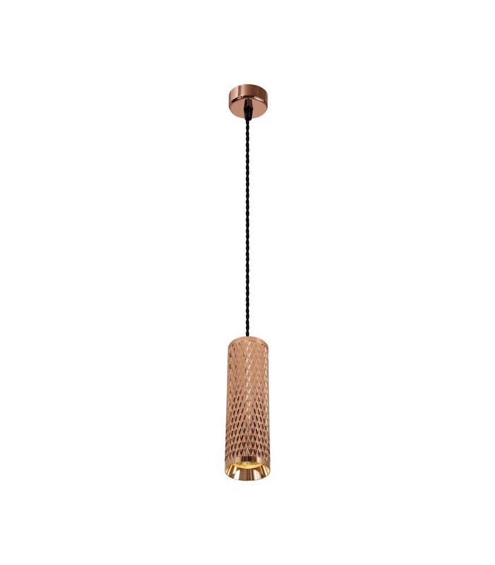 1 Light 30cm Ceiling Pendant Light GU10, Rose Gold - 1