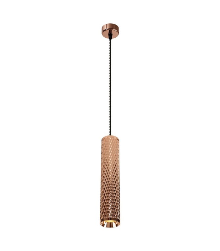 1 Light 11cm Ceiling Pendant Light GU10, Rose Gold - 1