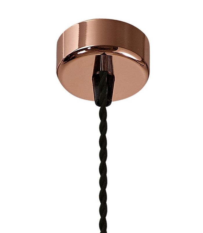 1 Light 11cm Ceiling Pendant Light GU10, Rose Gold - 9