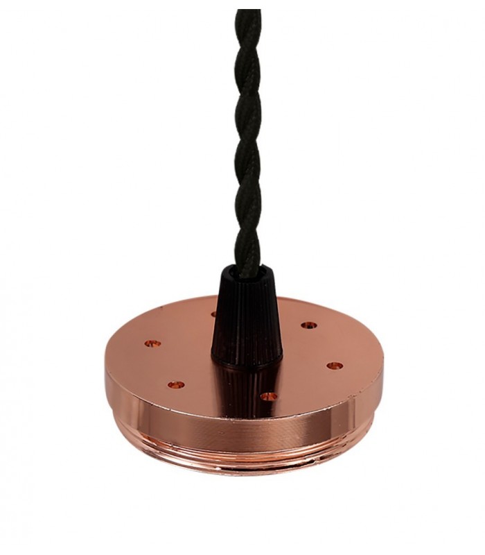1 Light 11cm Ceiling Pendant Light GU10, Rose Gold - 11