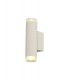 2 Light Wall Lamp GU10, Sand White, Acrylic Rings - 1