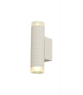 2 Light Wall Lamp GU10, Sand White, Acrylic Rings - 1