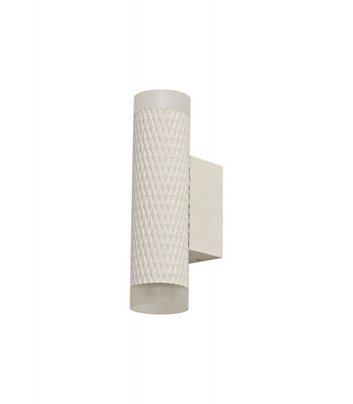 2 Light Wall Lamp GU10, Sand White, Acrylic Rings - 3
