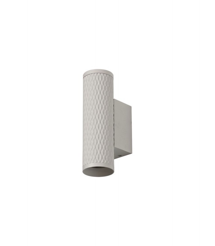 2 Light Wall Lamp GU10, Sand White, Acrylic Rings - 4