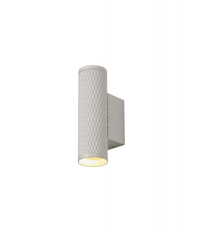 2 Light Wall Lamp GU10, Sand White, Acrylic Rings - 8