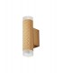 2 Light Wall Lamp GU10, Champagne Gold, Acrylic Rings - 3