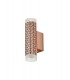 2 Light Wall Lamp GU10, Rose Gold, Acrylic Rings - 3