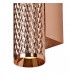 2 Light Wall Lamp GU10, Rose Gold, Acrylic Rings - 5