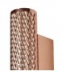 2 Light Wall Lamp GU10, Rose Gold, Acrylic Rings - 7