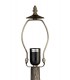 1 Light Tree Like Table Lamp E27 With 30cm Tiffany Shade, Green, Crystal, Aged Antique Brass - 5