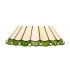 2 Light Uplighter Ceiling Pendant E27 With 30cm Tiffany Shade, Green, Crystal, Aged Antique Brass - 10