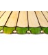 2 Light Tree Like Table Lamp E27 With 40cm Tiffany Shade, Green, Crystal, Aged Antique Brass - 11