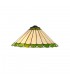 2 Light Tree Like Table Lamp E27 With 40cm Tiffany Shade, Green, Crystal, Aged Antique Brass - 13