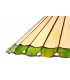 3 Light Downlighter Ceiling Pendant E27 With 40cm Tiffany Shade, Green, Crystal, Aged Antique Brass - 9