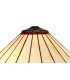 1 Light Downlighter Ceiling Pendant E27 With 40cm Tiffany Shade, Red, Crystal, Aged Antique Brass - 7