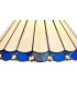 1 Light Uplighter Ceiling Pendant E27 With 30cm Tiffany Shade, Blue, Crystal, Black - 14
