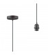 1 Light Uplighter Ceiling Pendant E27 With 30cm Tiffany Shade, Grey, Crystal, Black - 6