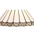 2 Light Semi Flush Ceiling E27 With 30cm Tiffany Shade, Grey, Crystal, Aged Antique Brass - 8