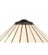 3 Light Semi Flush Ceiling E27 With 40cm Tiffany Shade, Grey, Crystal, Aged Antique Brass - 7