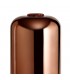 1 Light Ceiling Pendant E27 With 30cm Cylinder Glass, Copper, Matt Black, Clear - 10