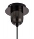 1 Light Ceiling Pendant E27 With 30cm Cylinder Glass, Black Chrome, Matt Black, Smoked, Clear - 6