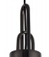 1 Light Ceiling Pendant E27 With 30cm Cylinder Glass, Black Chrome, Matt Black, Smoked, Clear - 7