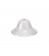3 Light Telescopic Ceiling Pendant E27 With 30cm Bell Glass Shade, Antique Brass, Clear - 7